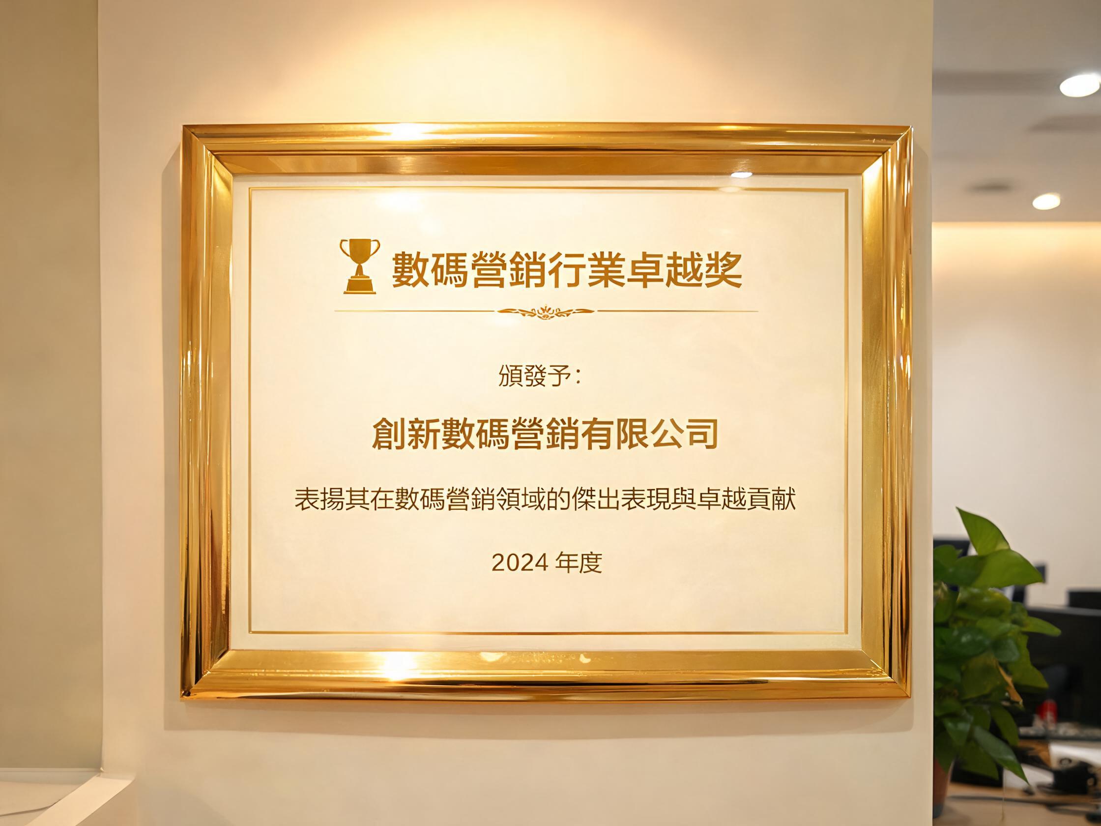 数字营销行业卓越奖